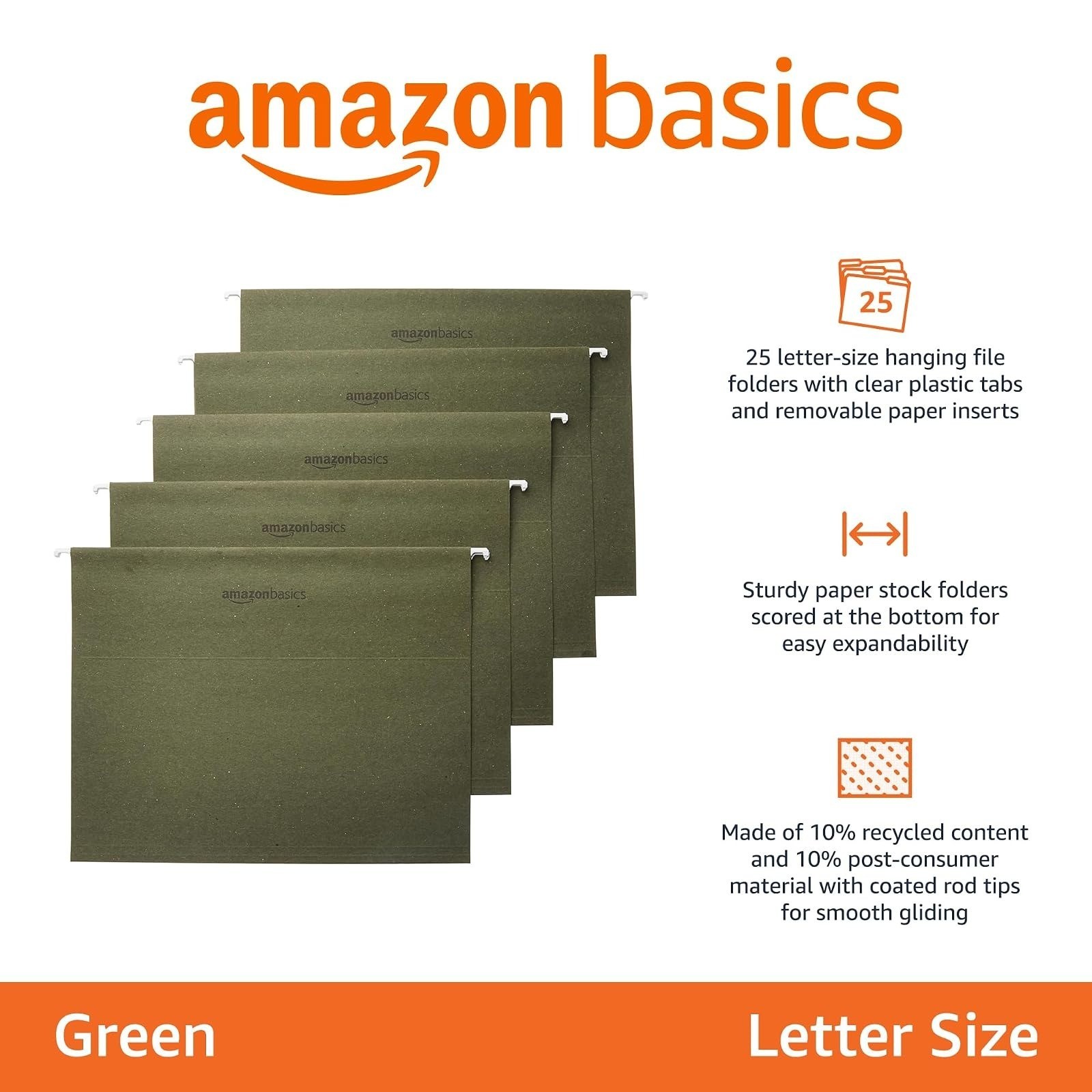 Hanging File Folders with Adjustable Tabs, Sturdy Expandable Documents