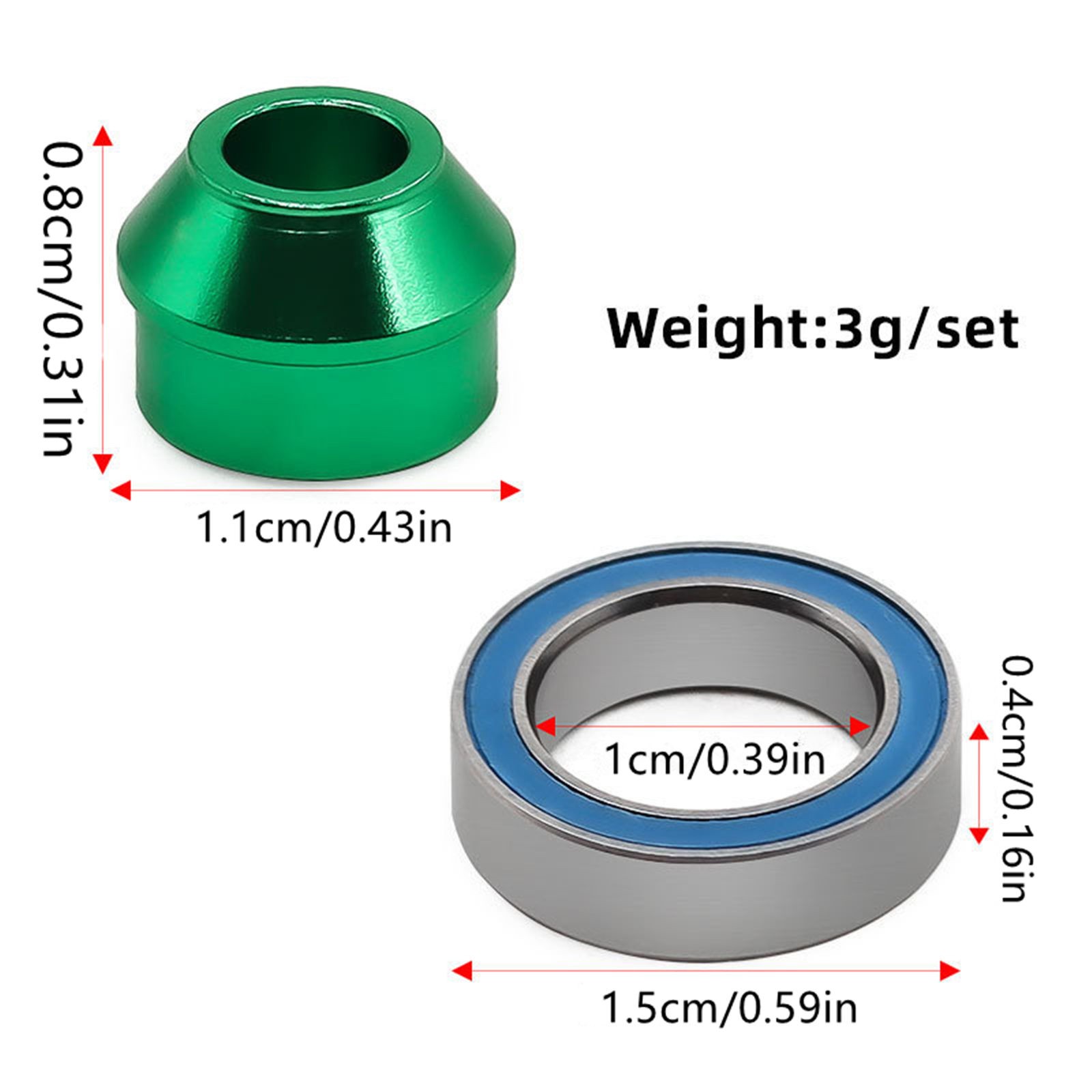 1Set Bearing adapter Replacement Assembly part For Traxxas Slash 4X4 Repair ss