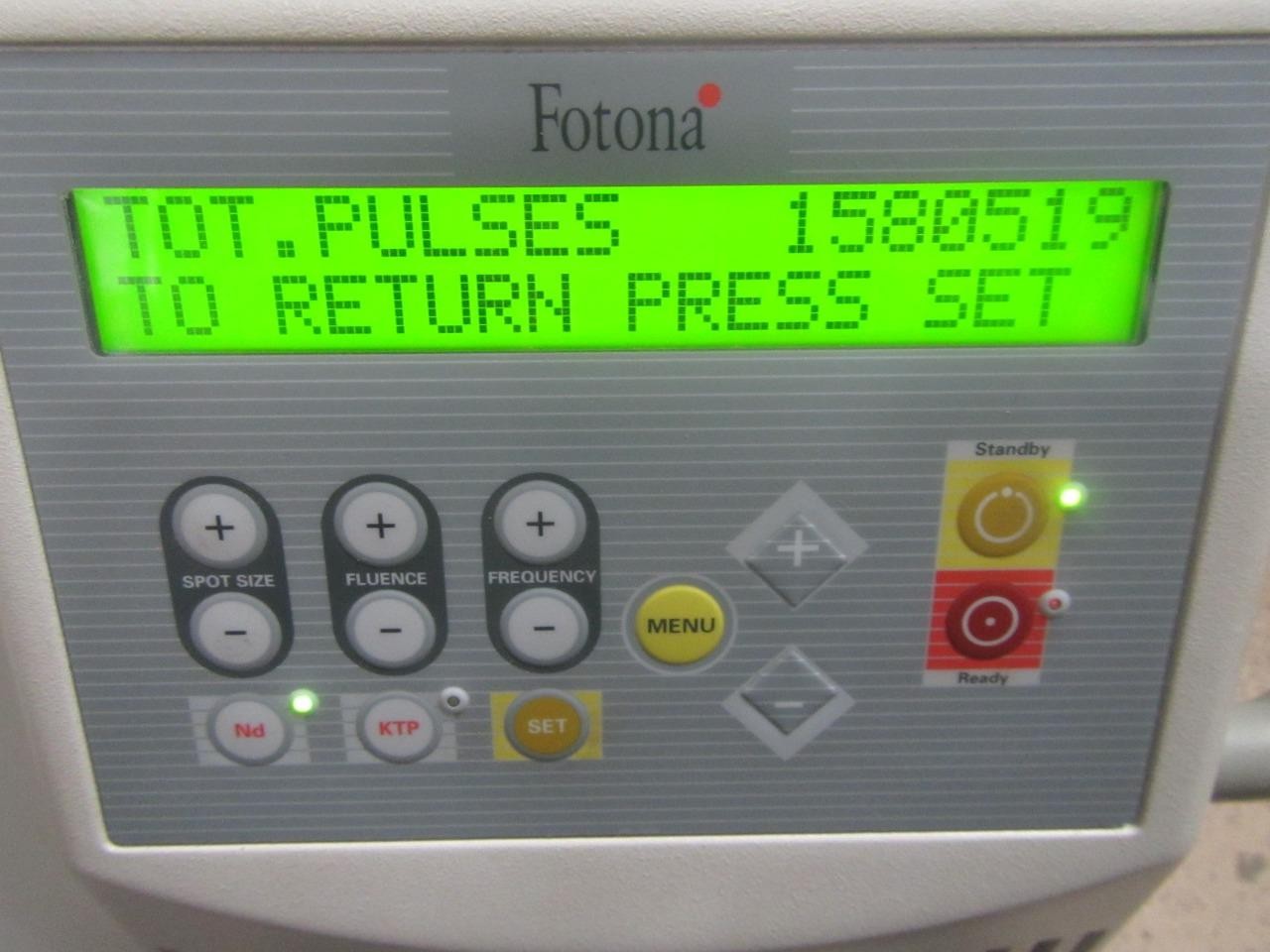 Fotona QX MAX Q-Switched Laser Tattoo Removal w/ 3 Handpiece & Key Nd:YAG 1064nm