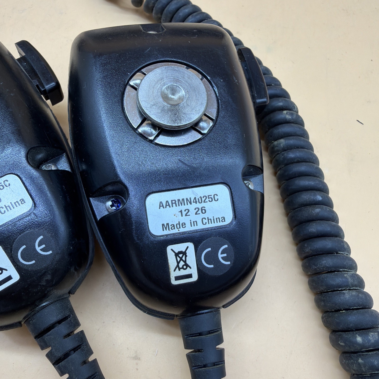 MOTOROLA PM1200 Control Head HKLN4331A & AARMN4025C Mic – Lot of 3