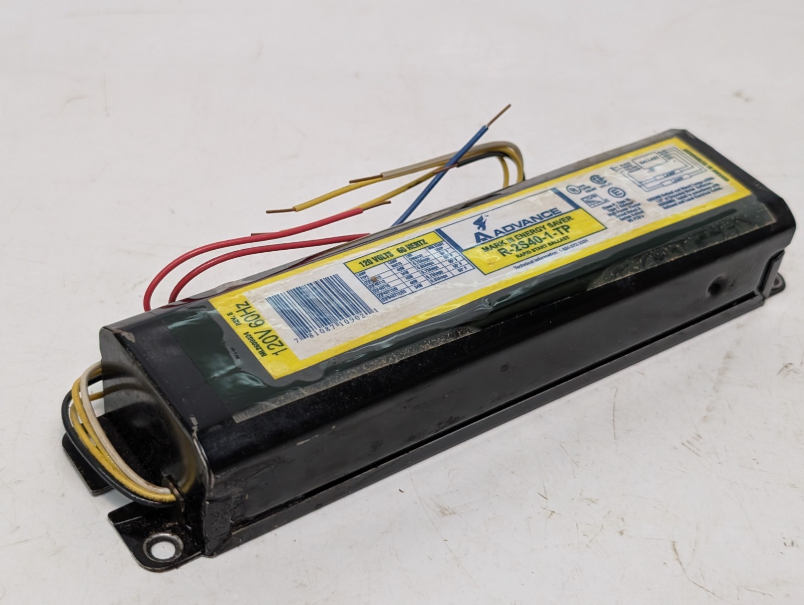 Advance R-2S40-TP Mark III Standard Energy-Saving Ballast 120V, 60Hz Rapid Start