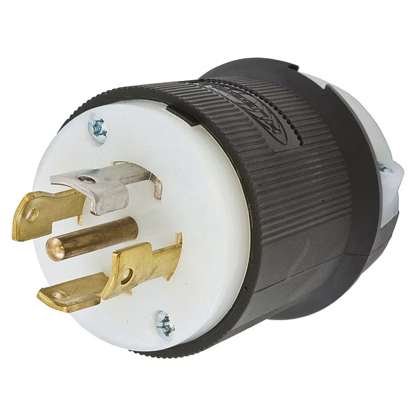 QTY-1 Hubbell HBL2811 Twist-Lock Plug L21-30 30A 120/208V 4P5W Insulgrip