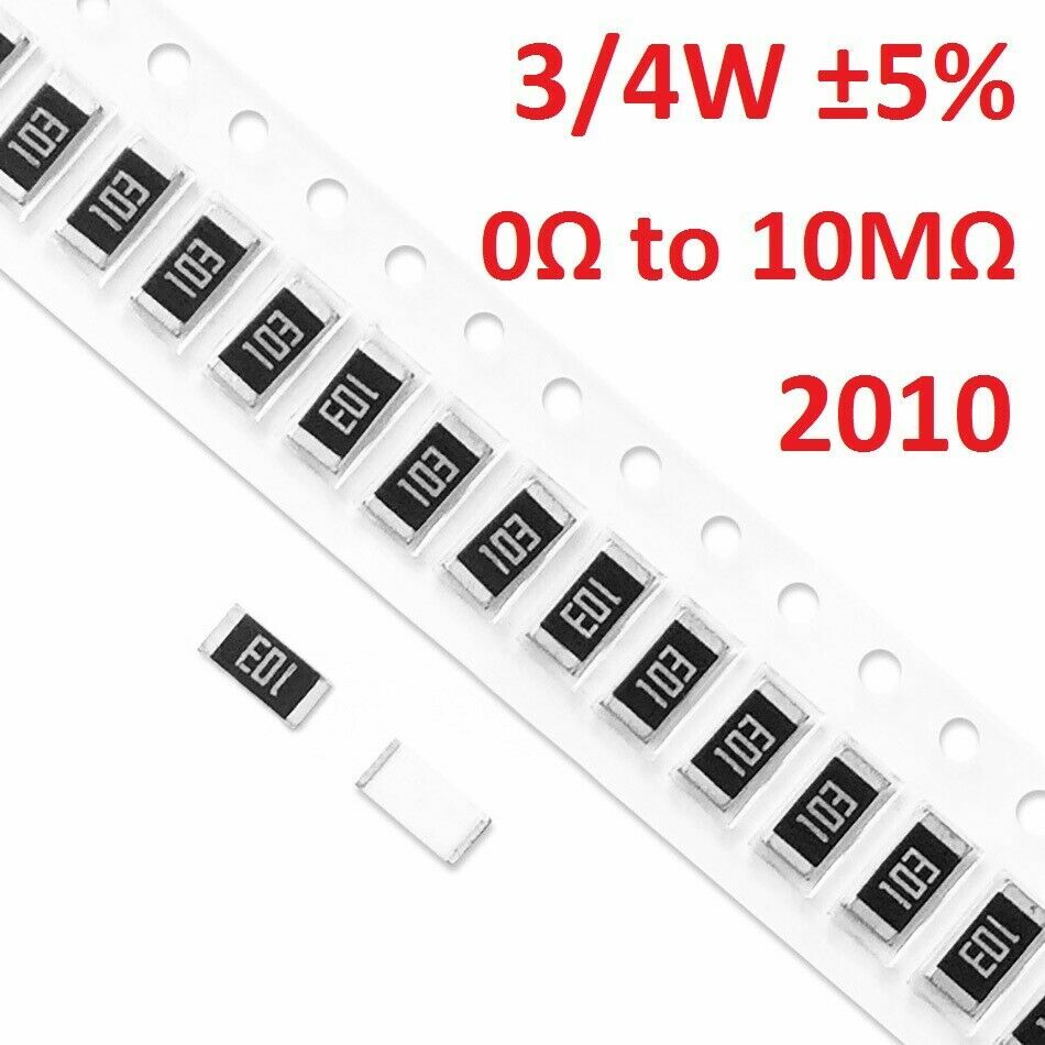 2010 SMD/Chip/SMT Resistors 3/4W ±5%- Full Range of Values ( 0Ω to 10MΩ )