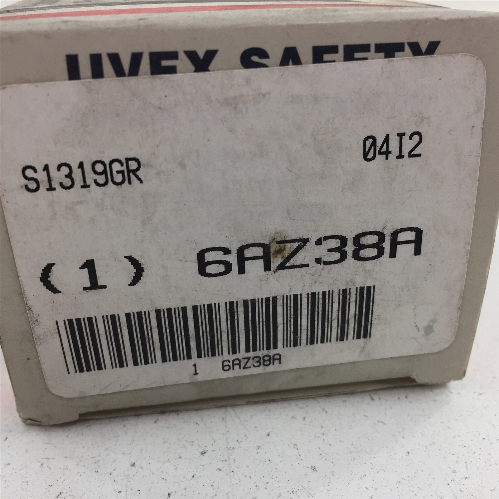 UVEX 6AZ38A Industrial Protective Eyewear Safety Glasses Blue Frame Gray S1319GR