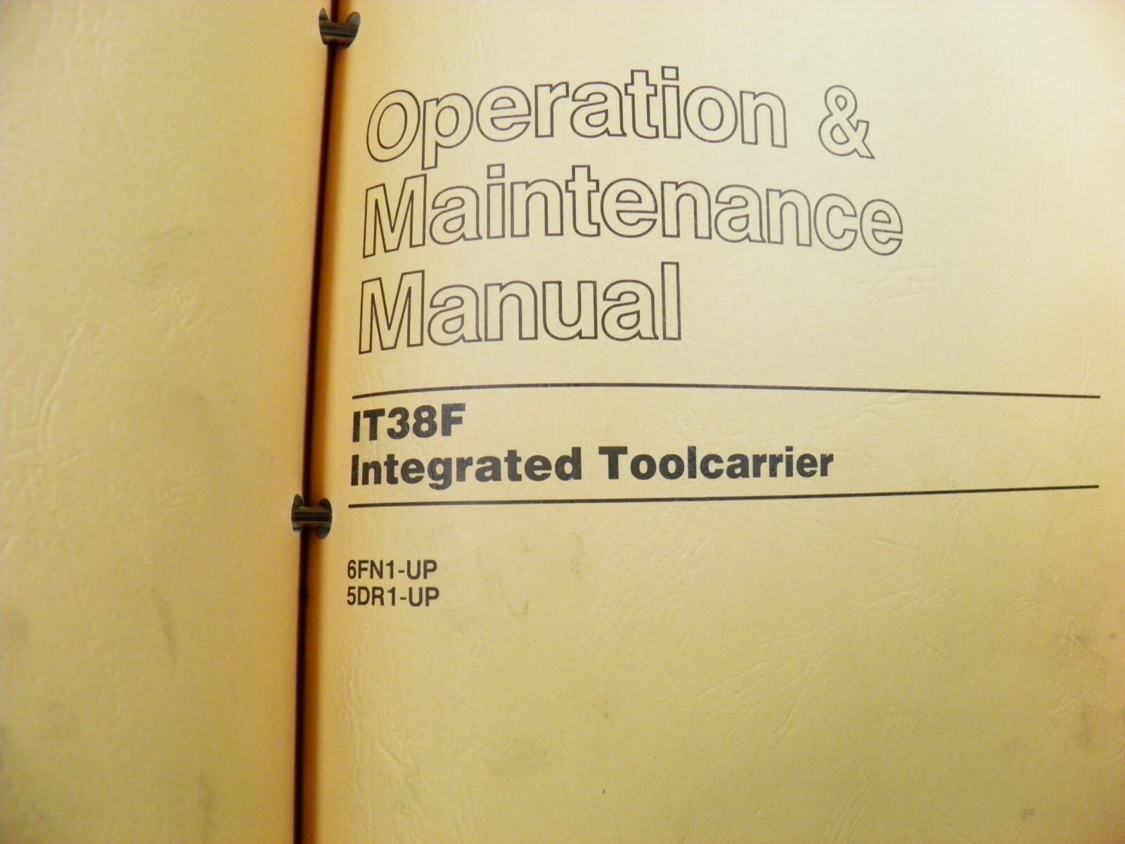 CAT Caterpillar 938F IT38F Service Manual IKM 2RM 8SM 7SN 6FN 5DR