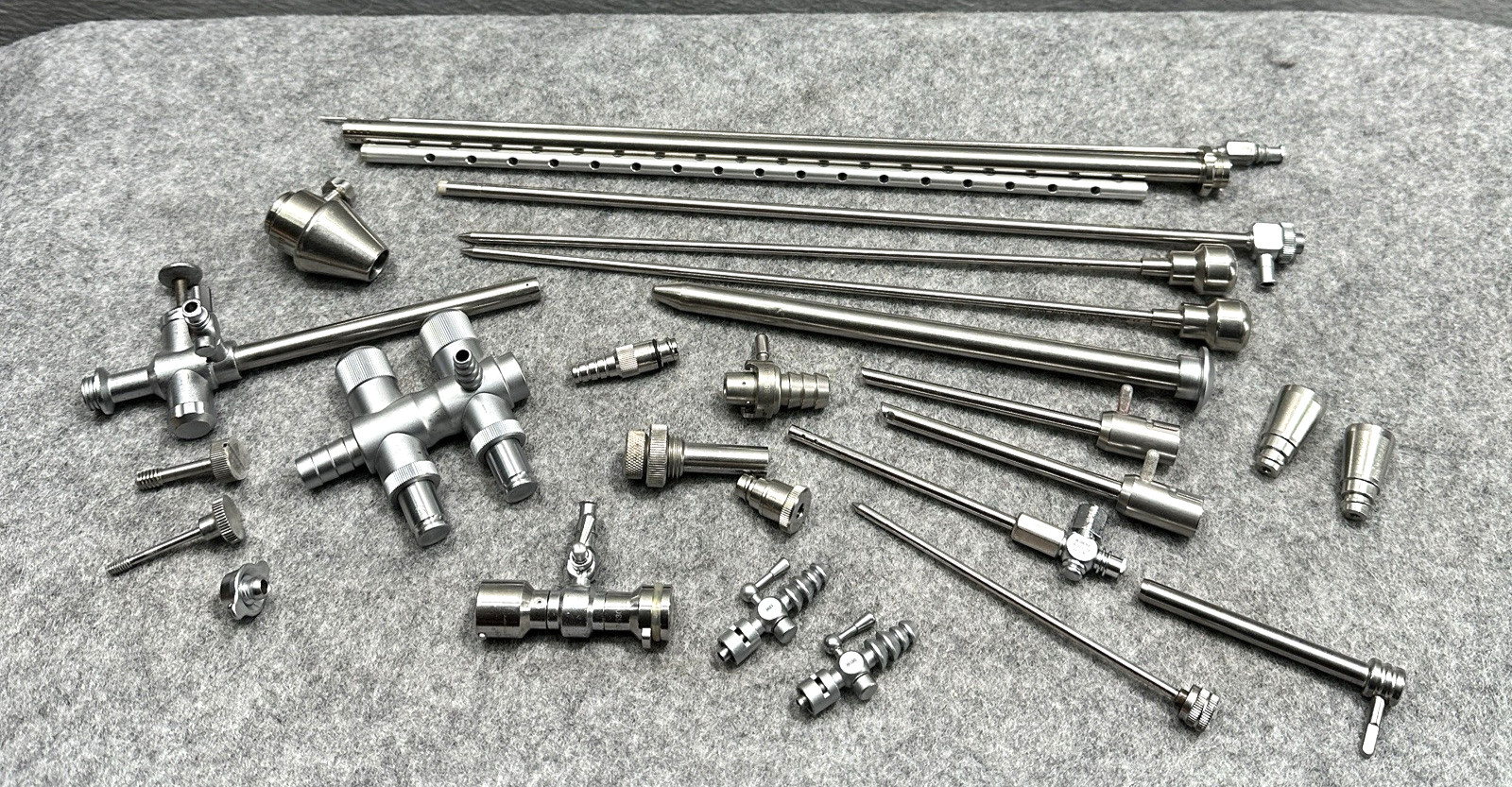 Lot of 27 Cannula Obturator Storz Stryker Dyonics Wolf Jarit Laparoscopic Parts
