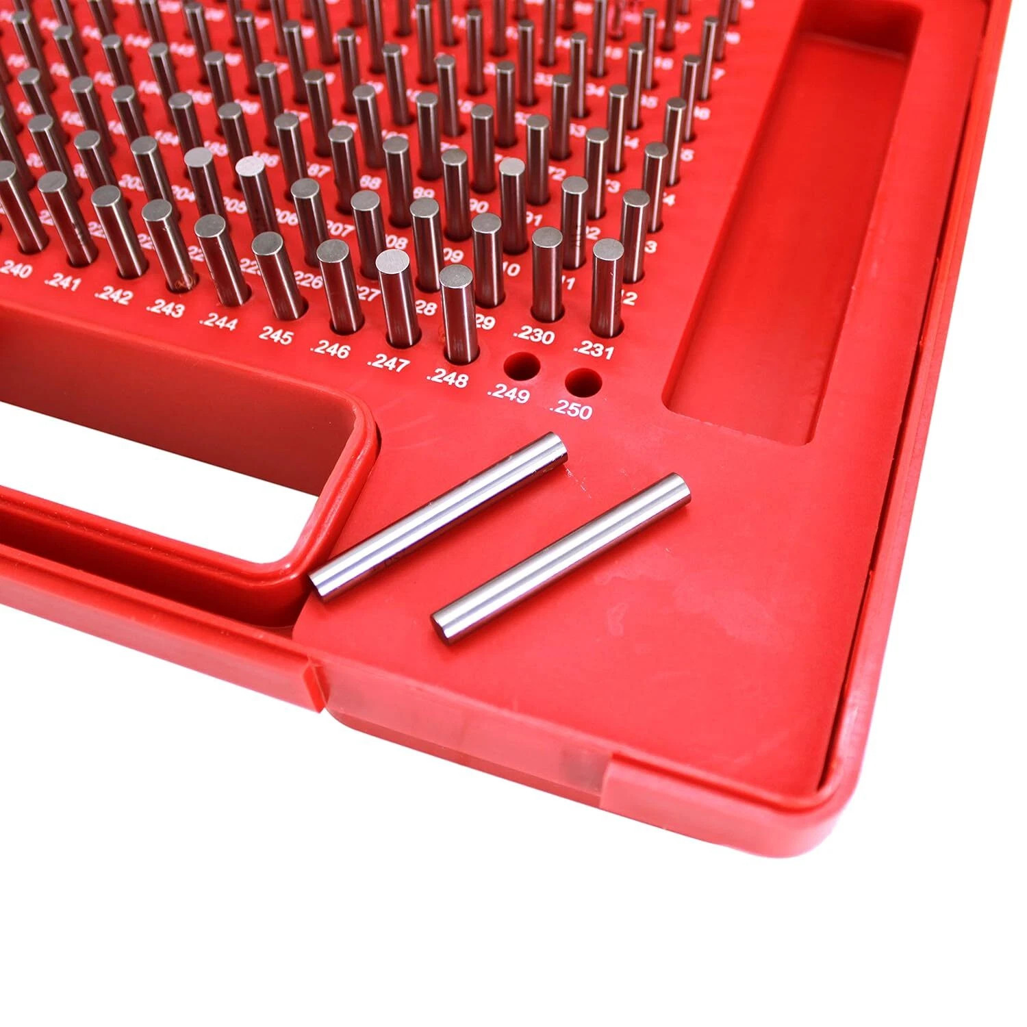 Pin Gauge Pin Gage Set 190/250pcs M1 M2 Class ZZ Metric Steel for Maintenance US