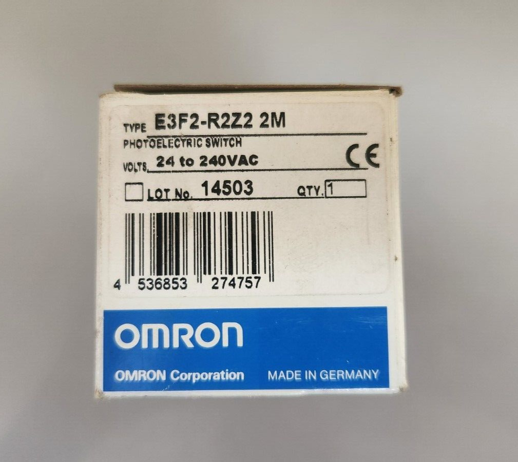 OMROM E3F2-R2Z2 2M Photoelectric Sensor