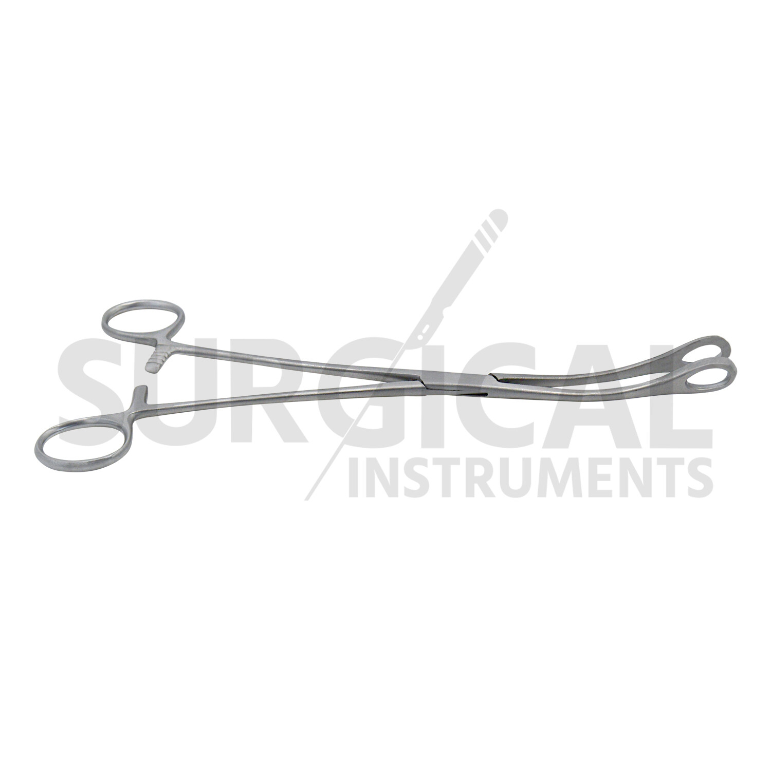 Sponge Forceps Surgical OB/GYN Smooth Jaw 9.5″ Curved Stainless German Grade