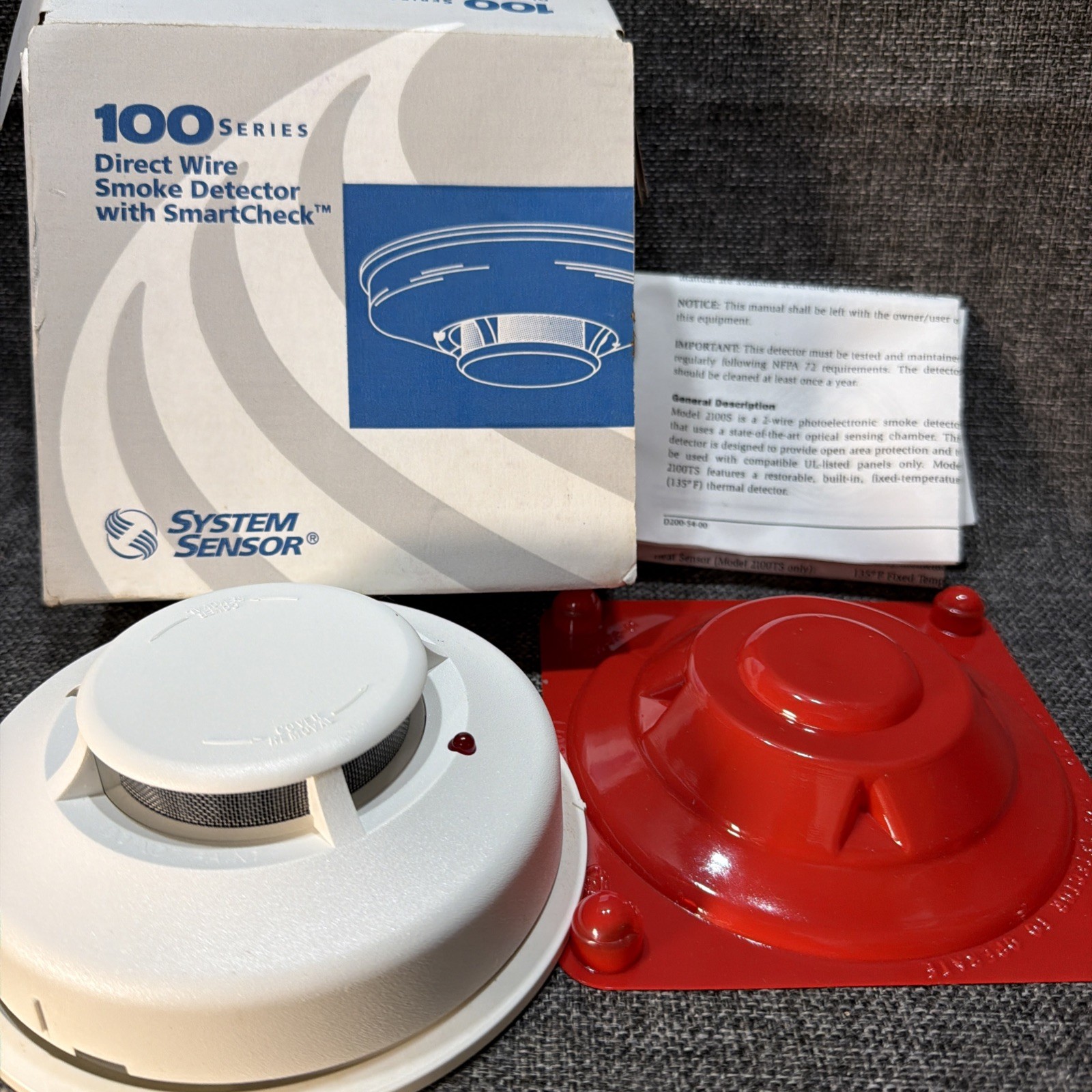 System Sensor 2100TS Photoelectronic Detection Smoke Thermal Detector Fire Alarm