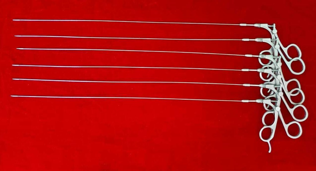 Hysteroscopy Semi Rigid Scissor 5fr 40cm Reusable High Quality Instruments-6pc