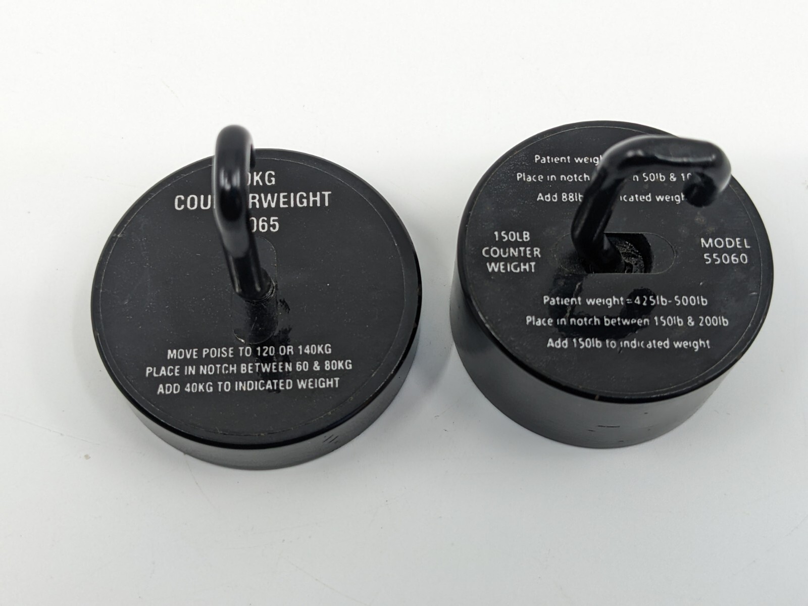 Counterweight Set 55070: 150 lb & 40 kg Health-0-Meter Professional Model 450KL