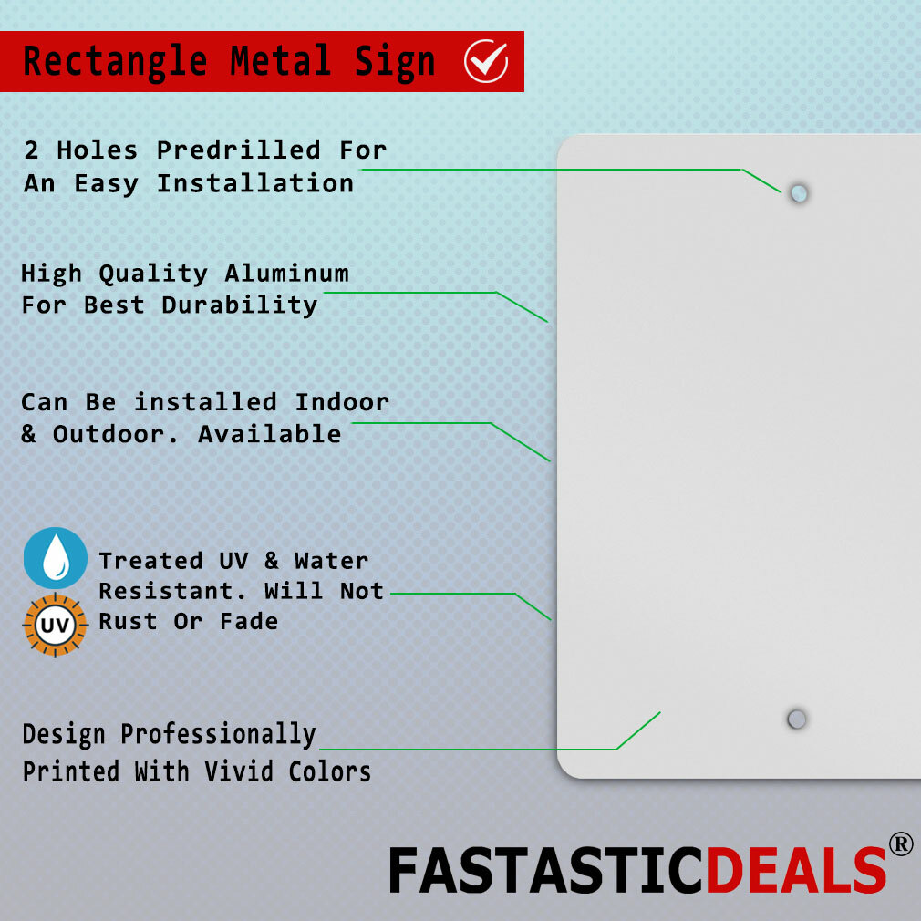 Vertical Metal Sign Private Dock F Restricted Access Weatherproof Street