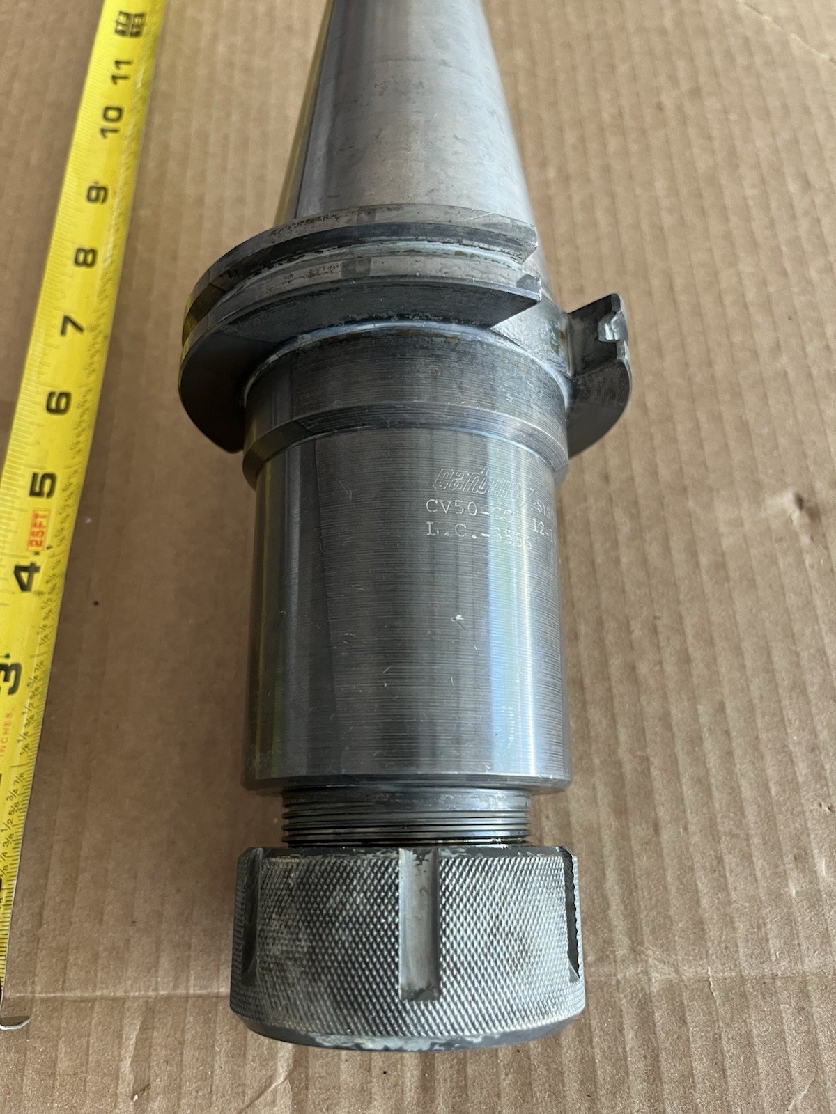 Carboloy Systems CAT50 Collet Chuck CV50-CC5.12-1000 CNC Tool Holder. #43. READ!