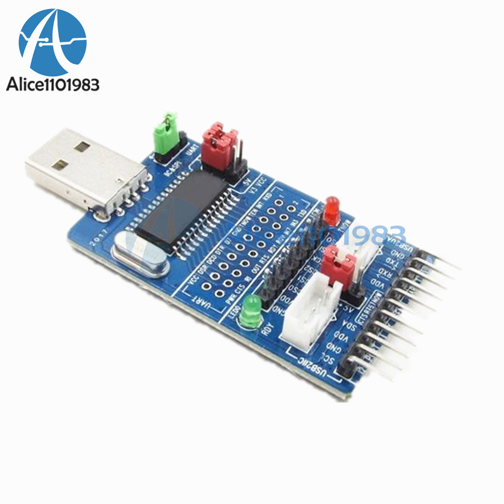 ALL IN 1 Multifunctional USB to SPI/I2C/IIC/UART/TTL/ISP serial Adapter