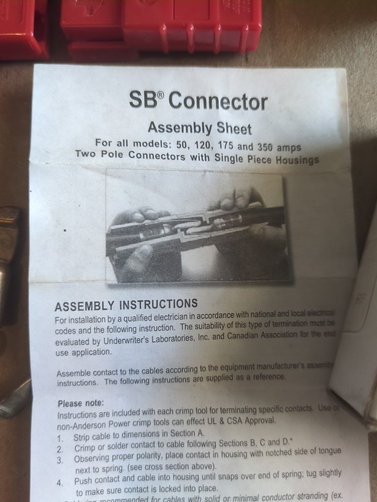Set/Pair Red or Gray SB Breakaway DC Power Connectors Your Choice 1 Male&Female