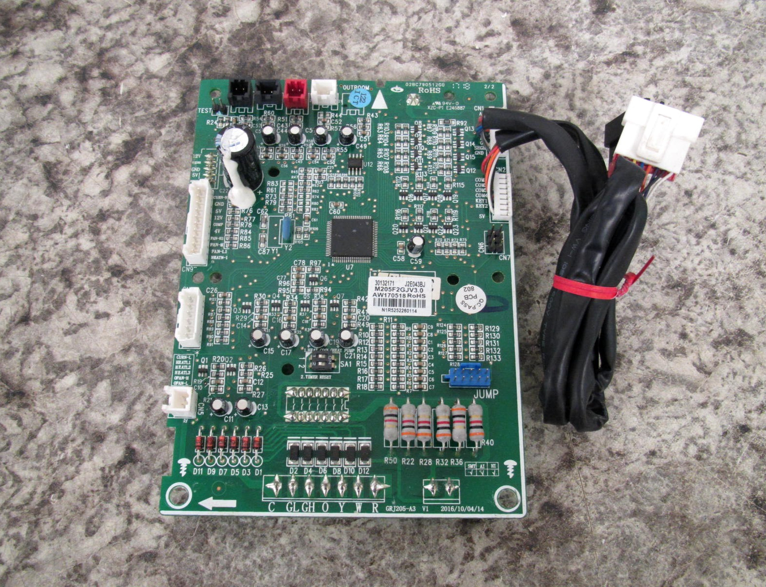 Gree 30132171 PTAC Unit Main Control Circuit Board Used Free Shipping