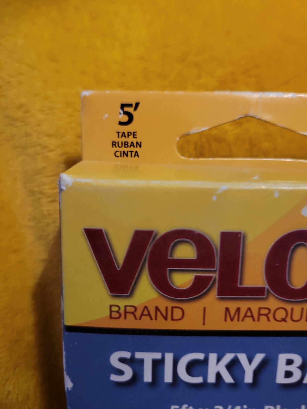 New Velcro Brand Sticky Back Black Tape For Everyday Use – 3/4″ x 5 ft