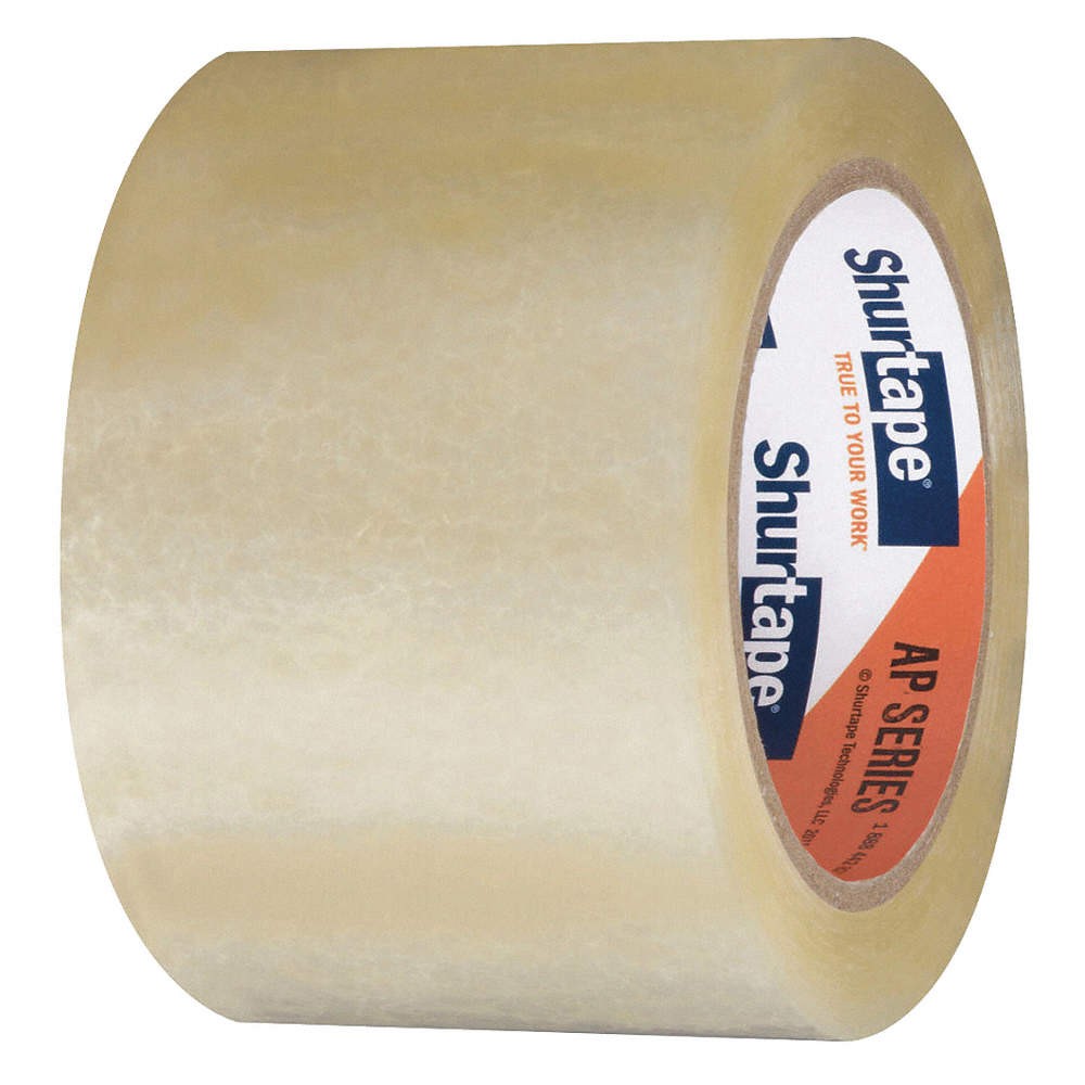 SHURTAPE AP 401 Packaging Tape,Acrylic,PK24 24K277