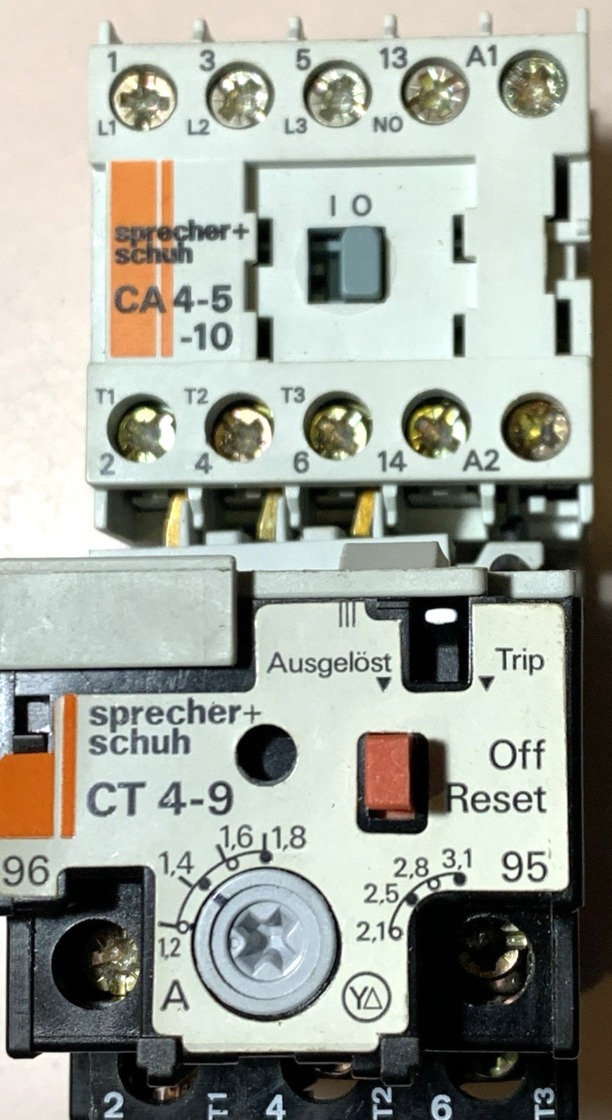3 IN ONE Sprecher + Schuh CA4-5-10 & CA 4-5 & CT4-9 1.2-1.8A $30.00 + FREE SHIPP