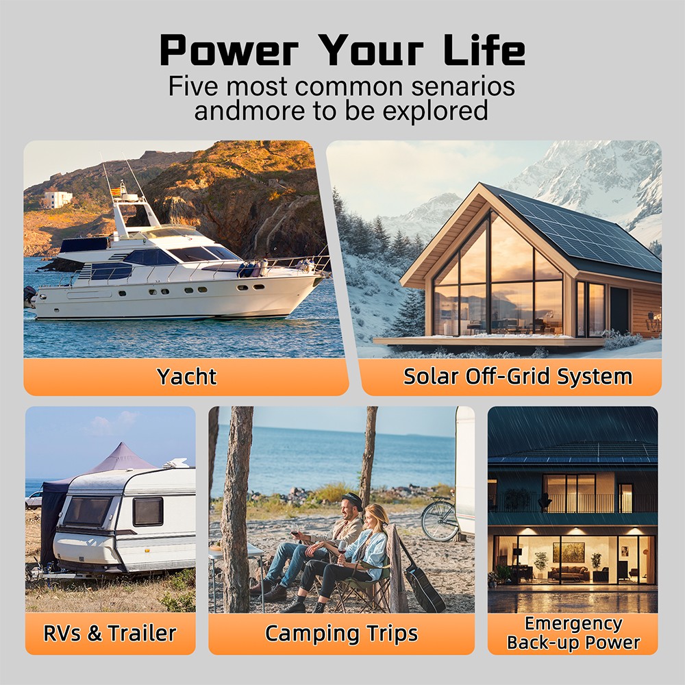 100Ah 12V LiFePO4 Lithium Battery 100Ah 1280Wh BMS 8000+ Cycles For Solar Marine