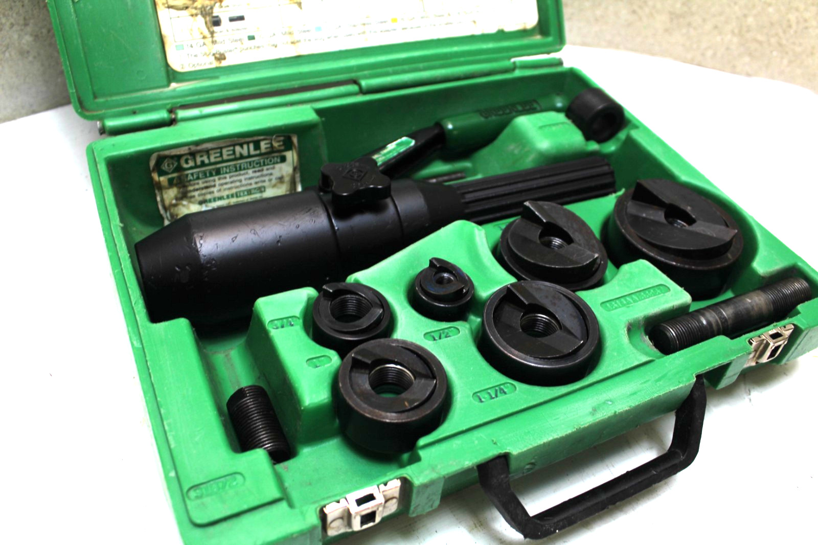 GREENLEE 7906/7806 SB Quick Draw Hydraulic Knockout Set (100% TESTED)