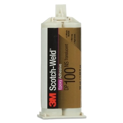 -Weld™ Two-Part Epoxy Adhesive, DP100, 1.7 oz, Dou-Pak, Clear 3M™ 7100148763