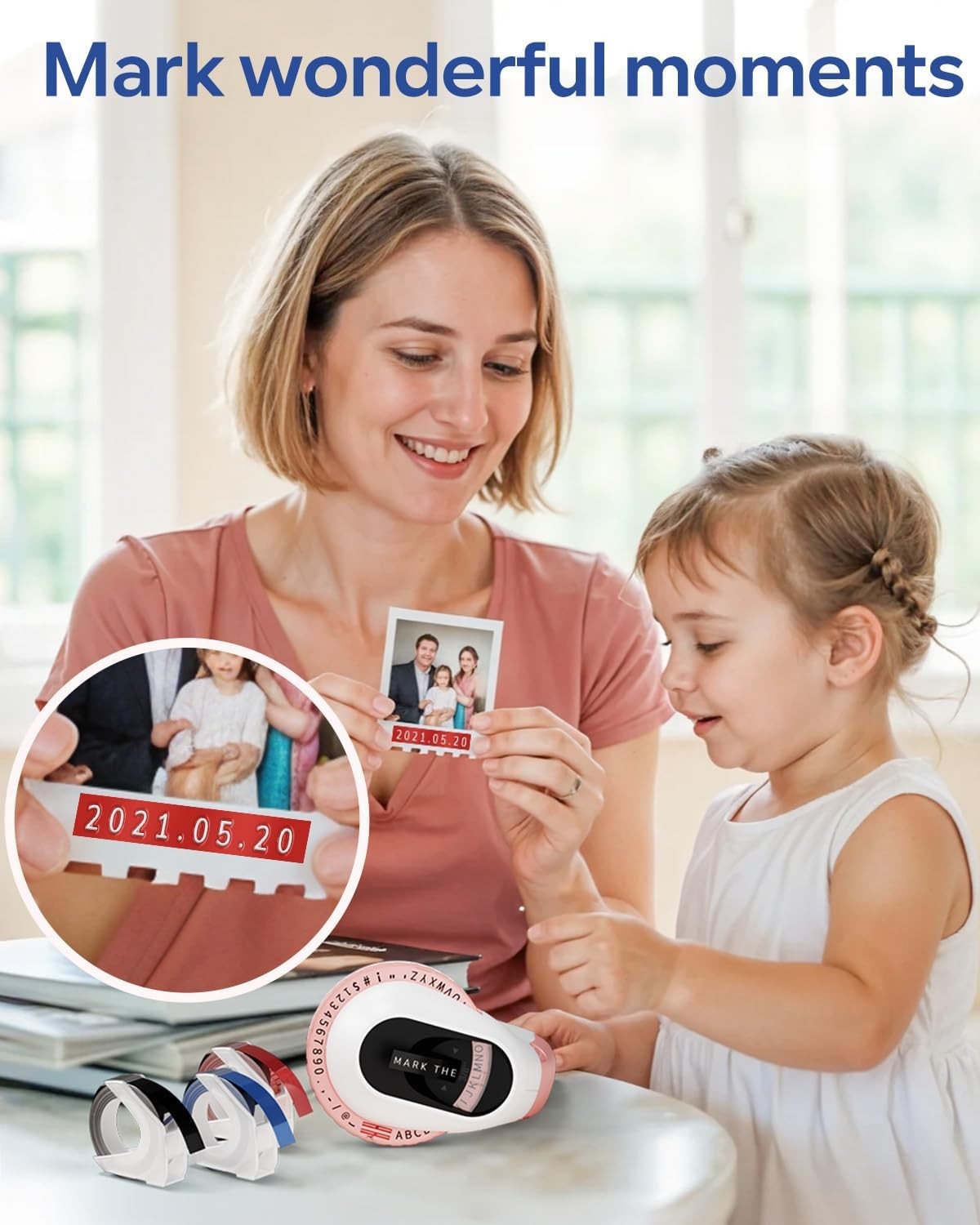Phomemo Embossing Label Maker with 5 DYMO Label Tapes | Organizer Xpress
