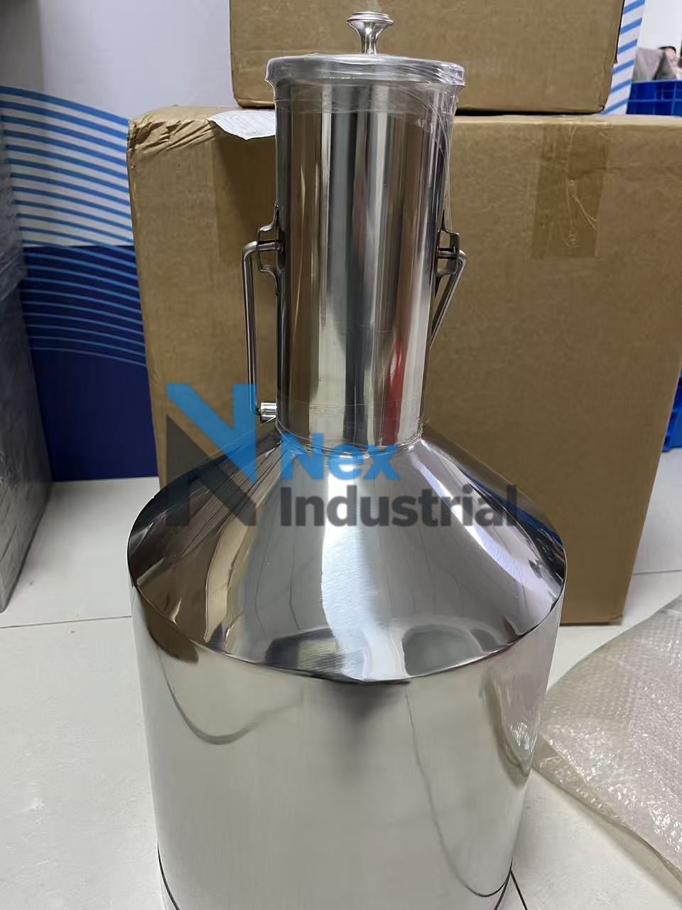 20L NEW Thick Neck Metal Standard Fuel Gasoline Calibration for Measuring Volume