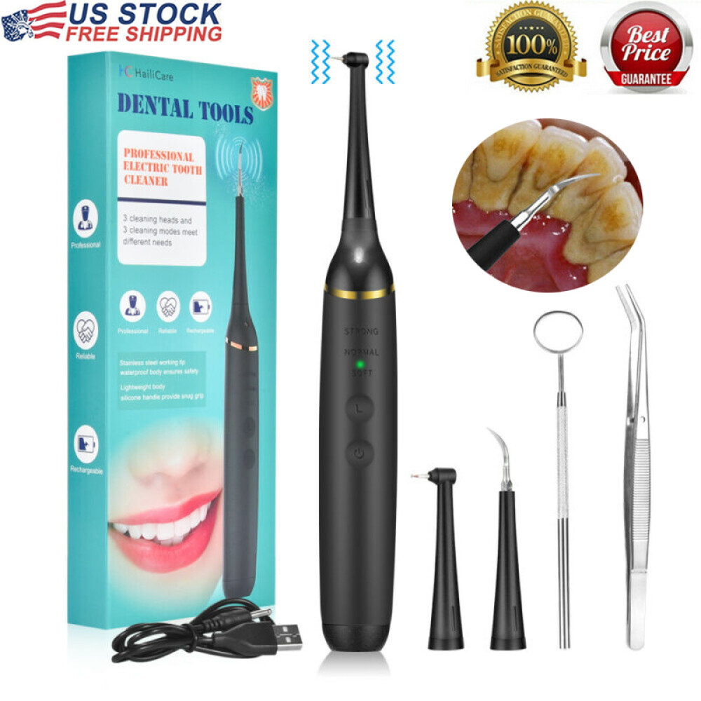 Ultrasonic Dental Scaler Calculus Tartar Remove Teeth Clean Tool Tooth Whitening