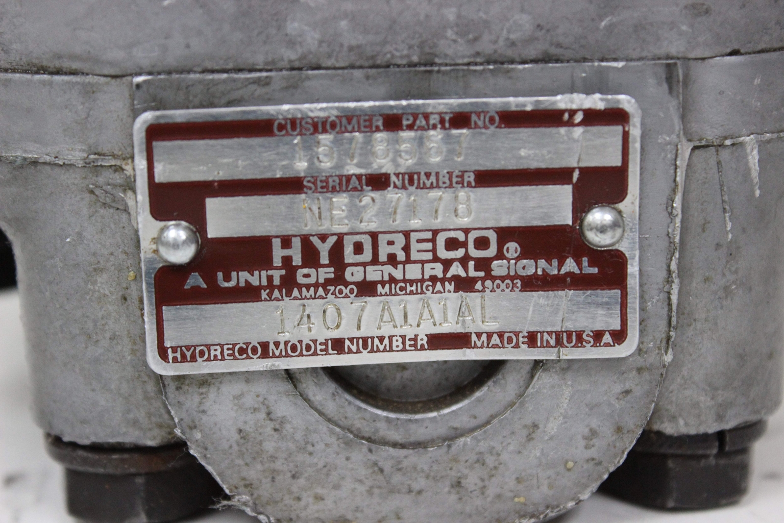 1407A1A1AL – Hydreco – 1400 Series Aluminum Hydraulic Gear Pump