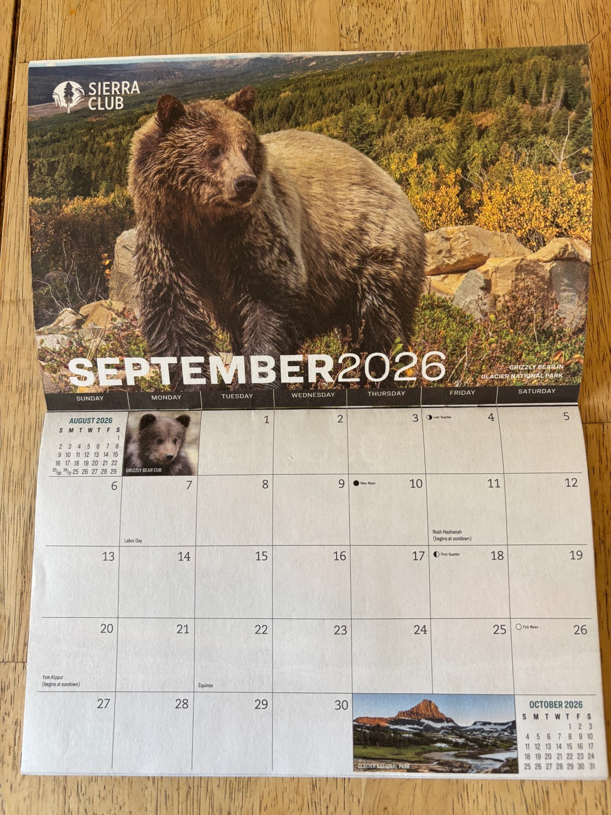 Sierra Club – Wildlife & Wetlands -2026-2027 Small ACADEMIC Calendar – 12 Months