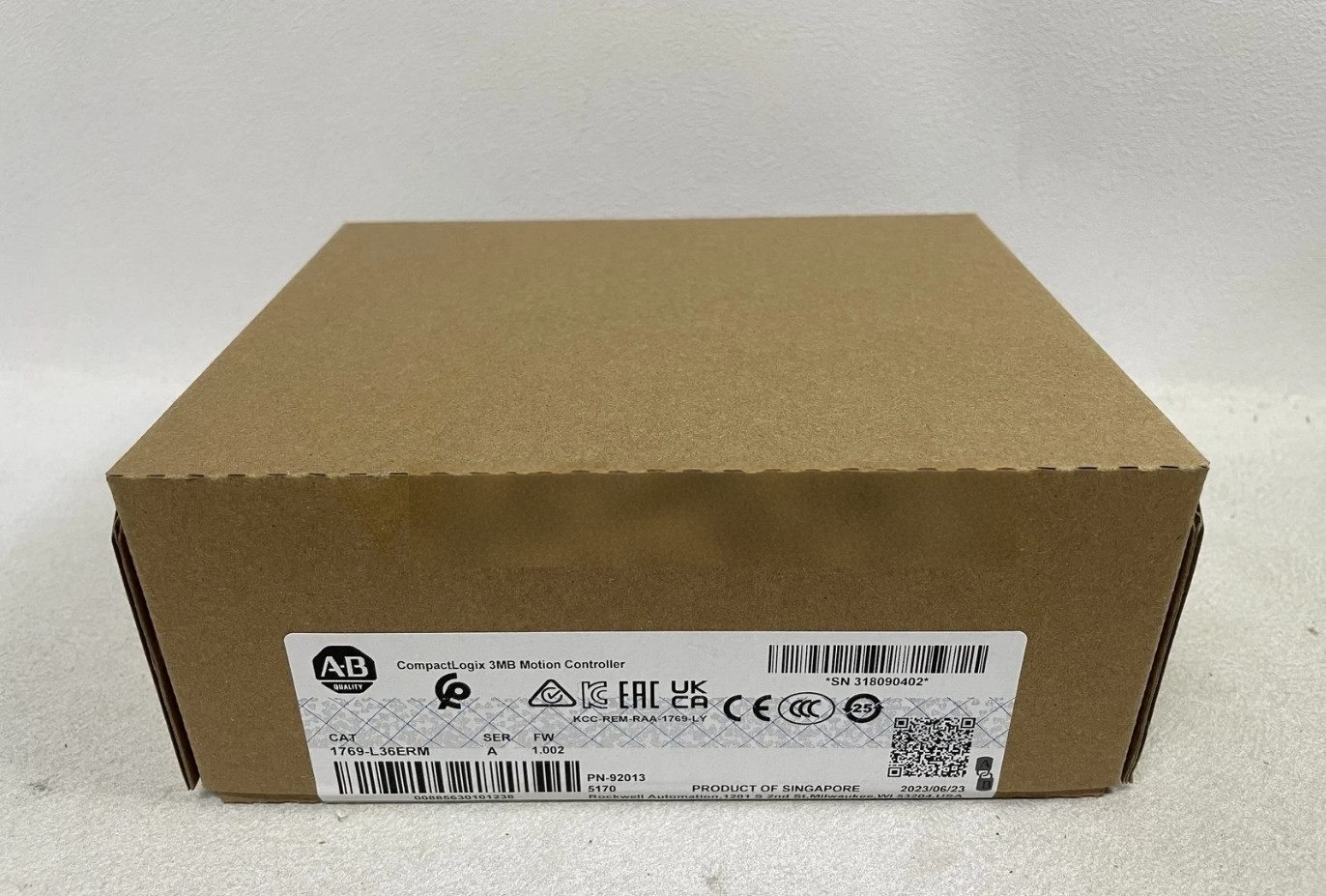 New Factory Sealed AB 1769-L36ERM SER A CompactLogix 3MB Motion Controller PLC