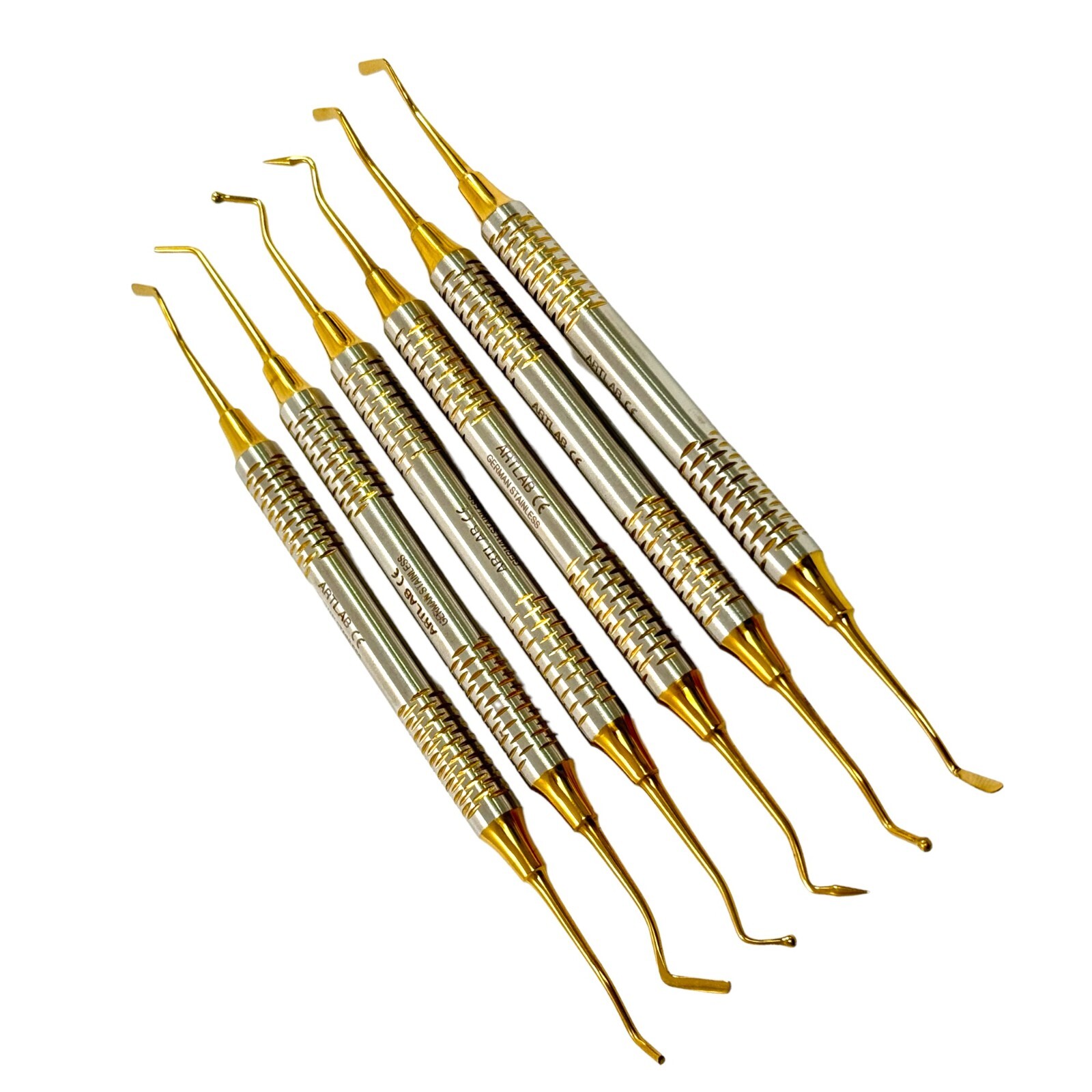 Dental Light Weight Titanium Coated Restorative Composite Filling Instruments CE