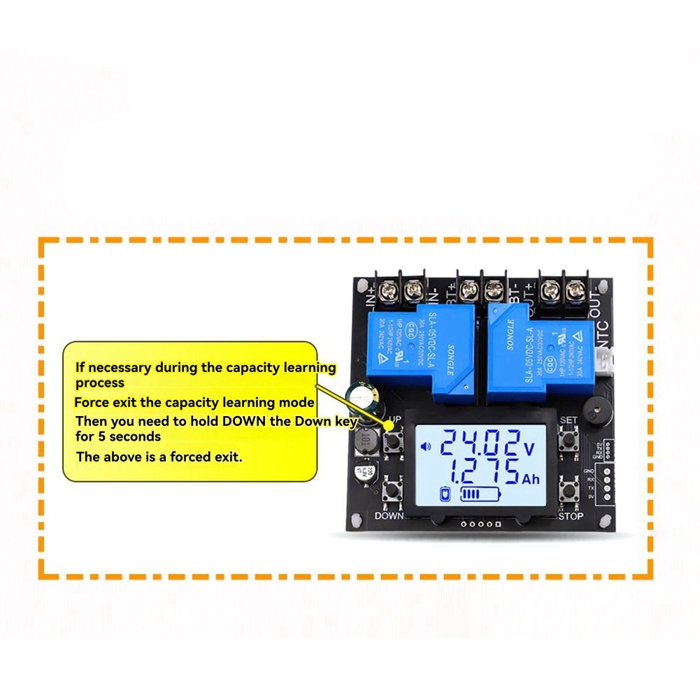 XY-BT13L 30A- for battery charging and discharging with power detection protection
