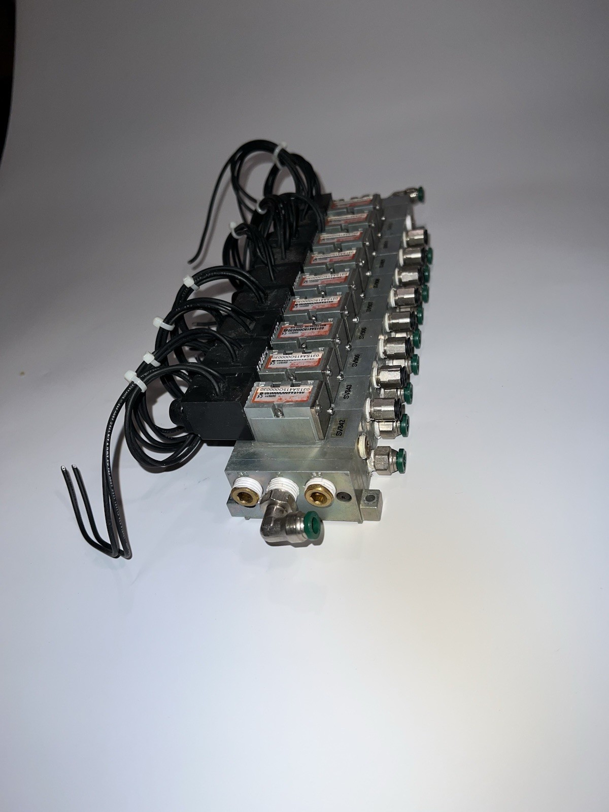 QUANTITY 9) NUMATICS 031SA415O000030 SOLENOIDS ON MANIFOLD SEE *NOTE*