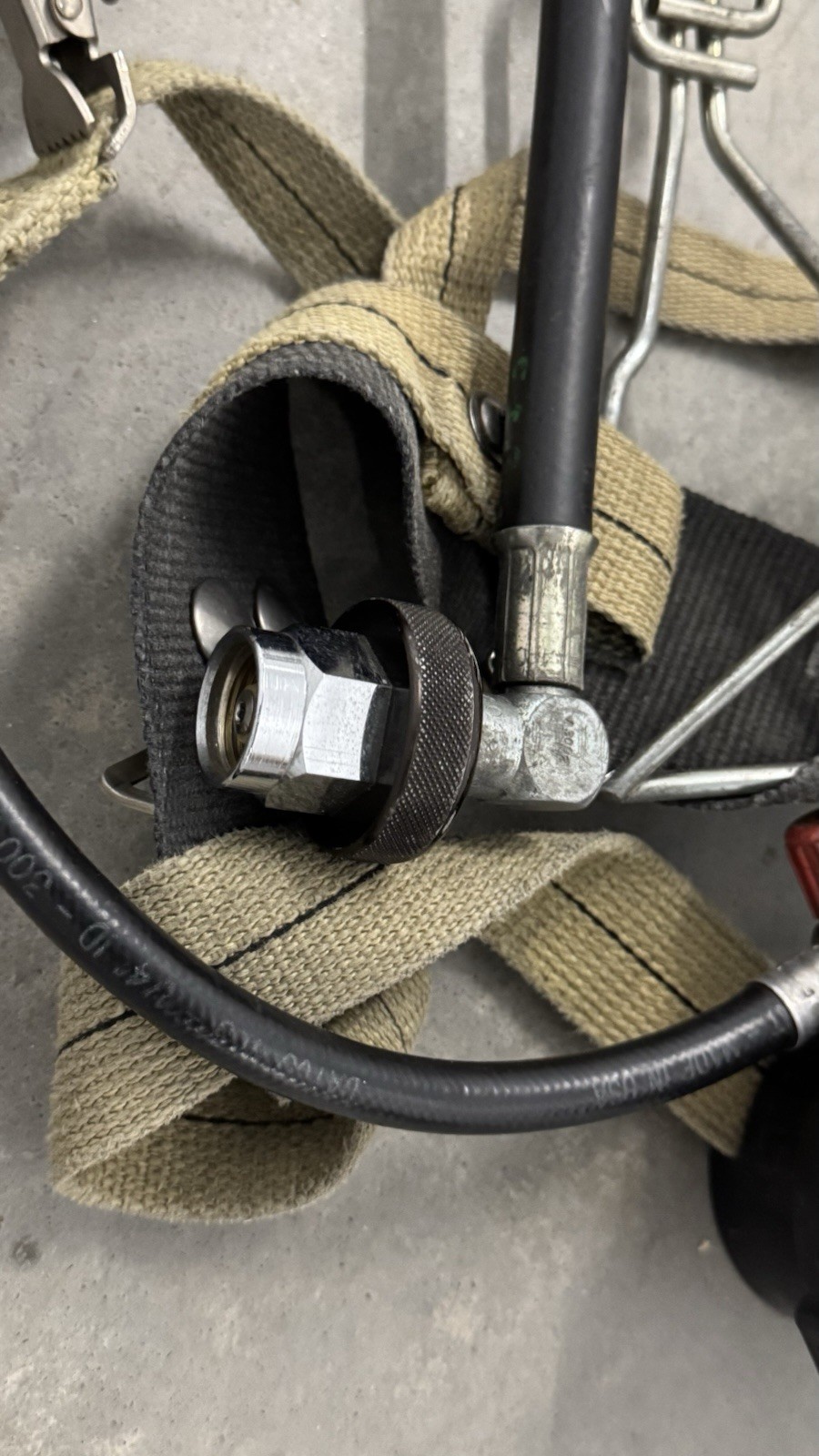 Scott Air-Pak 4.5 SCBA Harness Backpack w/ E-Z Flo Regulator VibraAlert