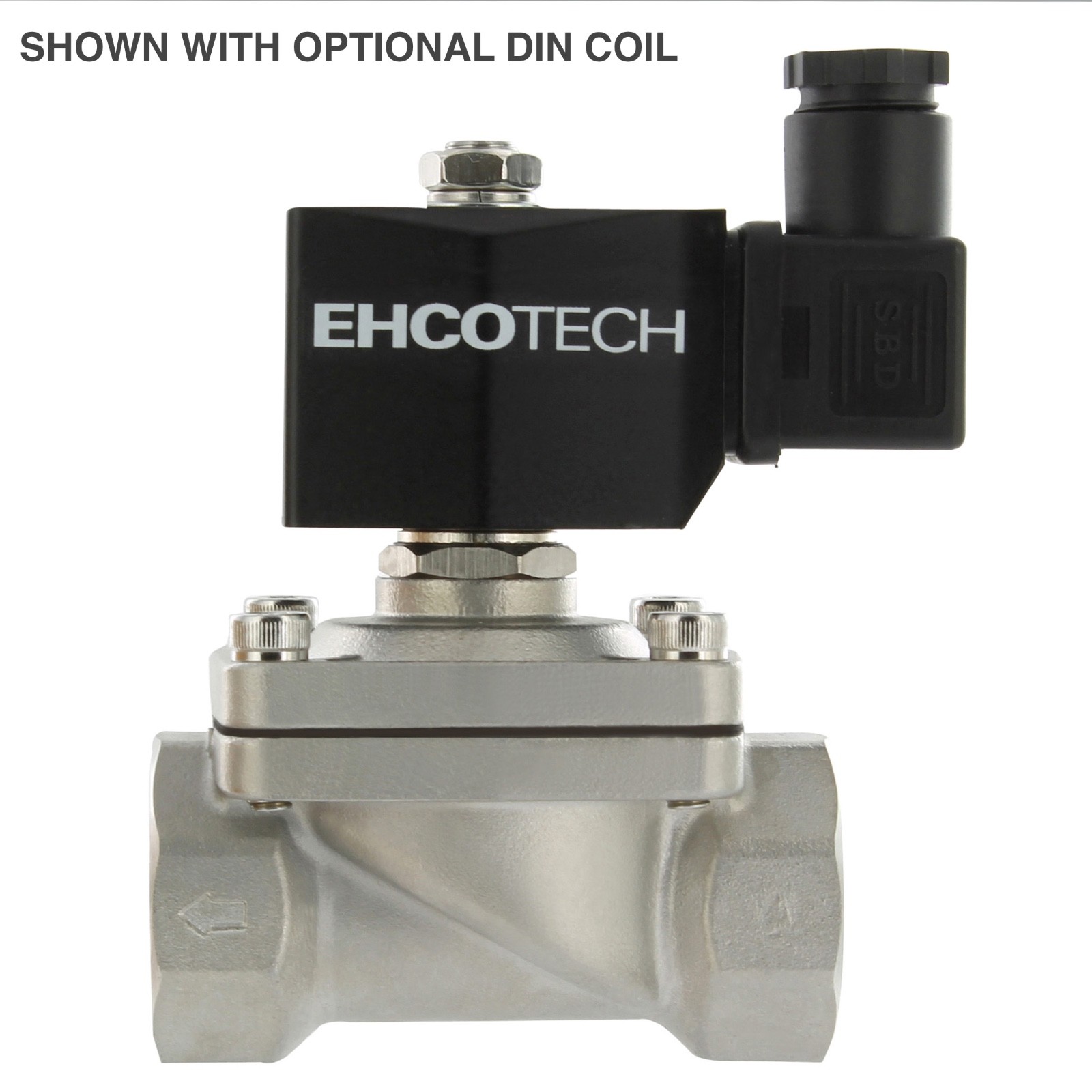 1″ NPT 110V / 120V AC Solenoid Valve Stainless/Viton Electric Water Air Fuel NC