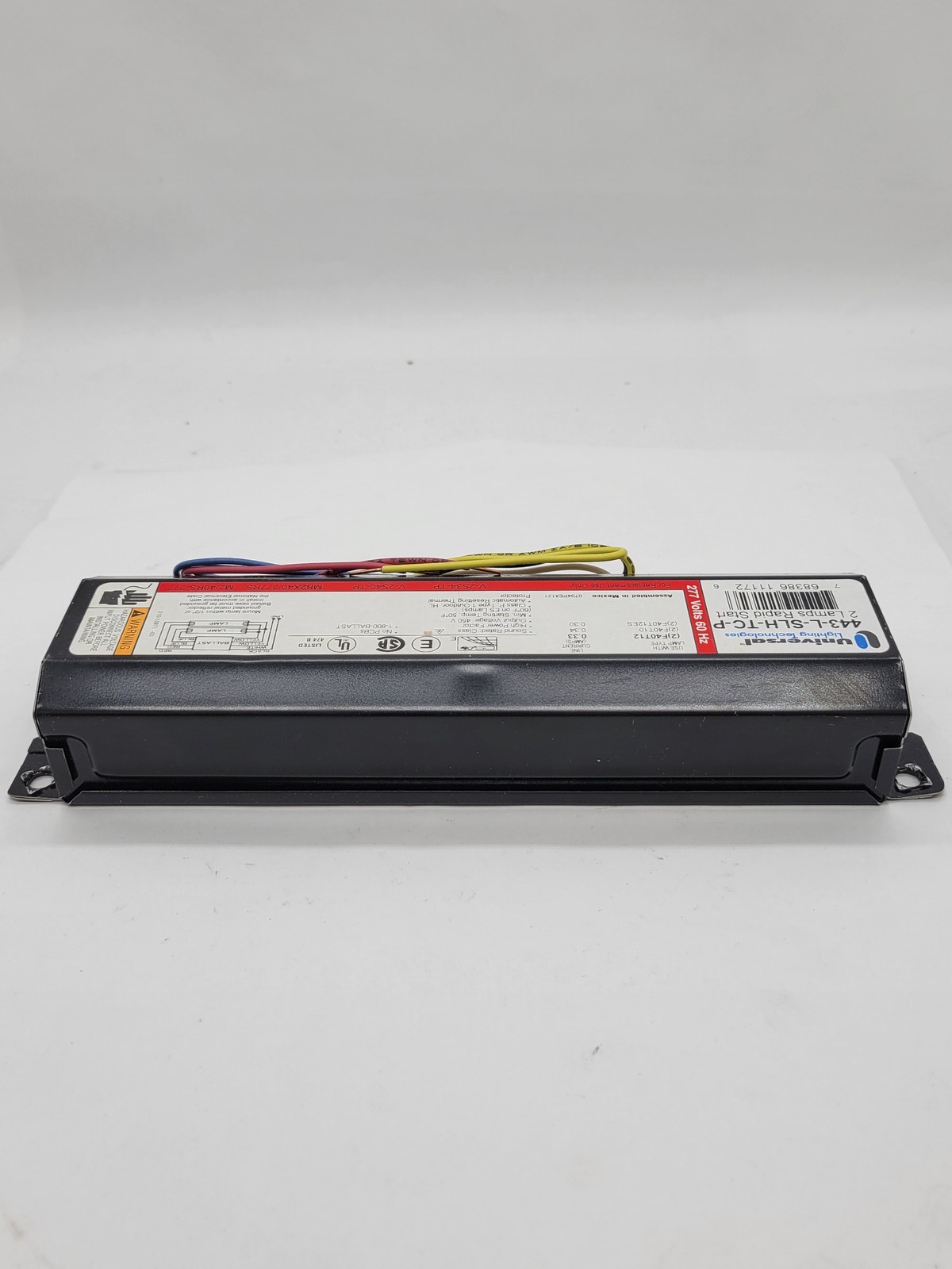 Advance 443-L-SLH-TC-P Rapid Start Electronic Ballast 277V 2-Lamp F40T12 Type 1