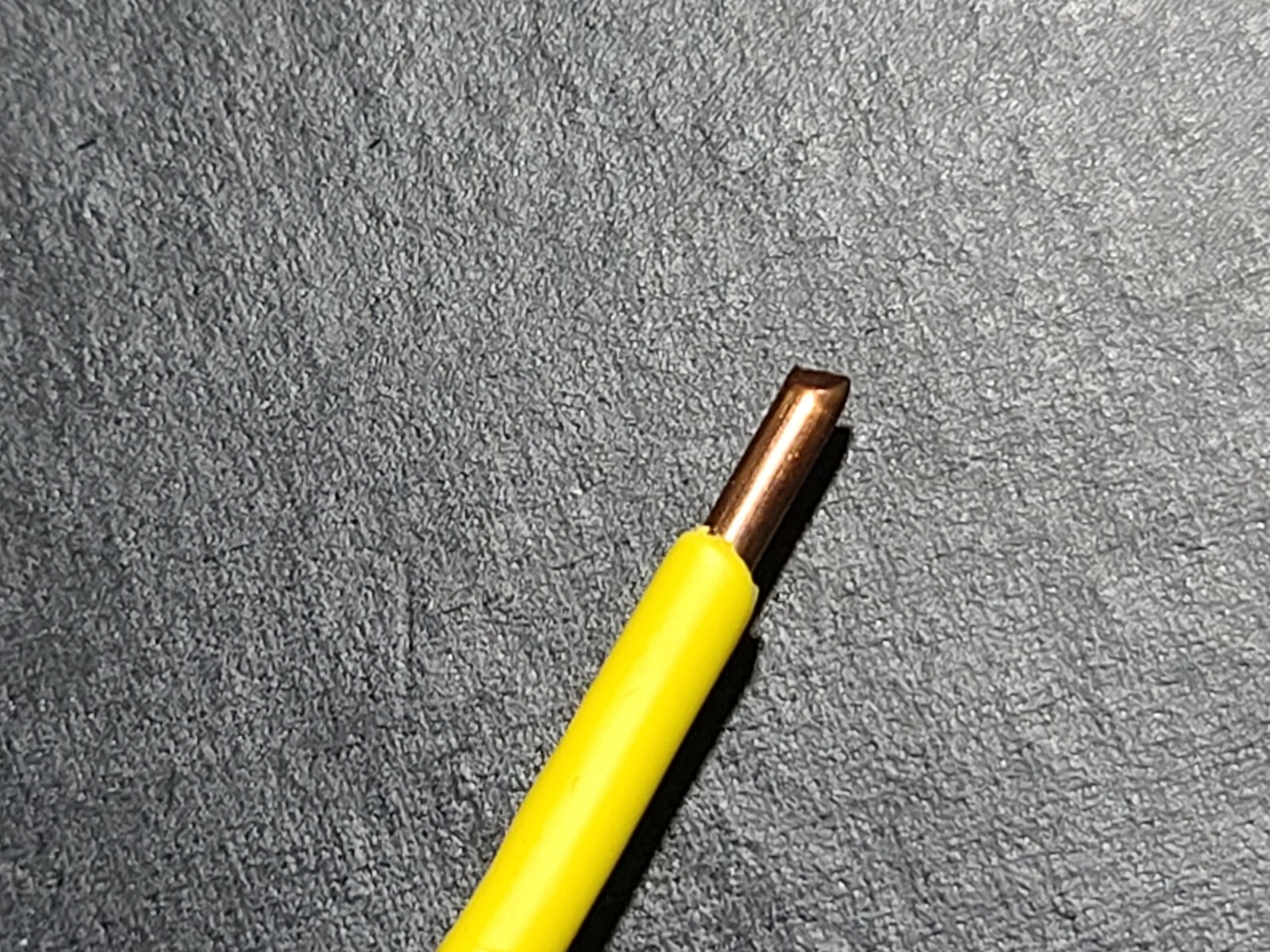 Kris Tech #10awg Solid Bare Copper PE30 HMWPE Tracer Wire Yellow /100ft