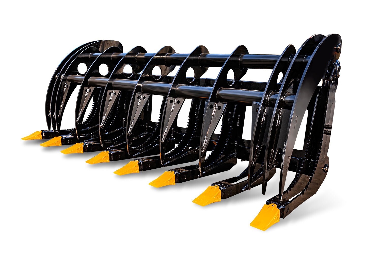 72inch Forestry Rake Clam Grapple Root Attachment Fit Bobcat Skid Steer Loader
