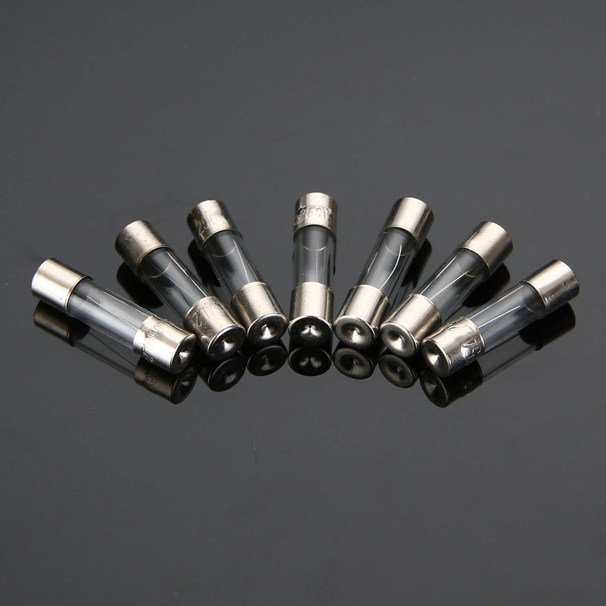 100Pcs 5x20mm Quick Blow Glass Tube Fuse Assorted Kits Fast Action Glass Fuses