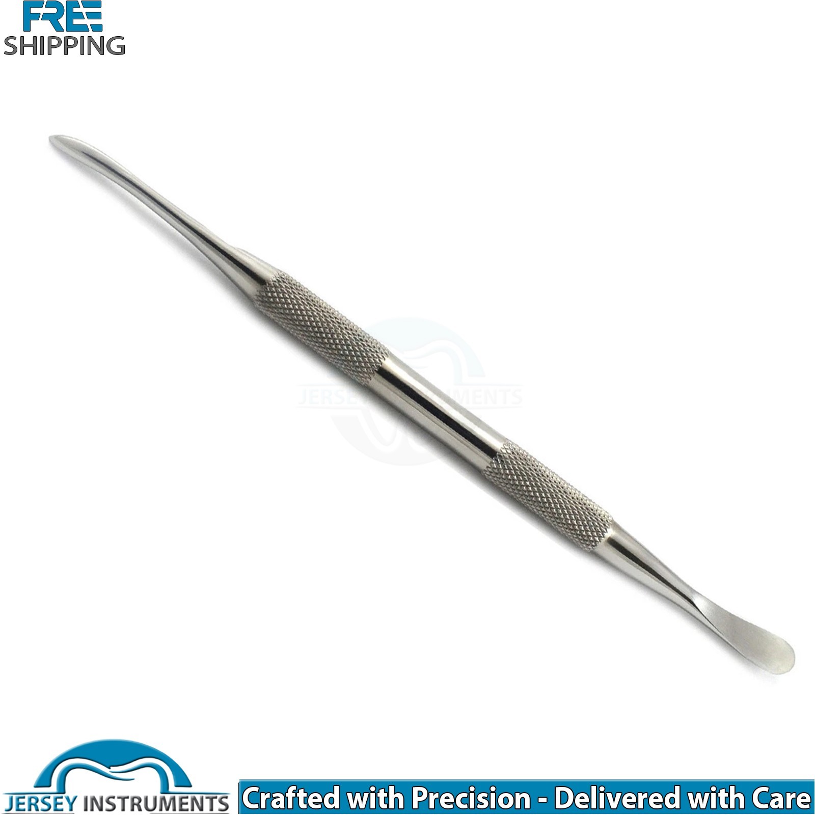 Set of 5 Implant Surgery Tunneling Elevators Blue Tip Dental Surgical Instrument