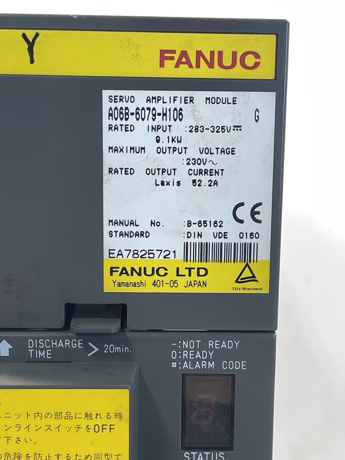 FANUC A06B-6079-H106 Servo Amplifier A06B-6079-H106
