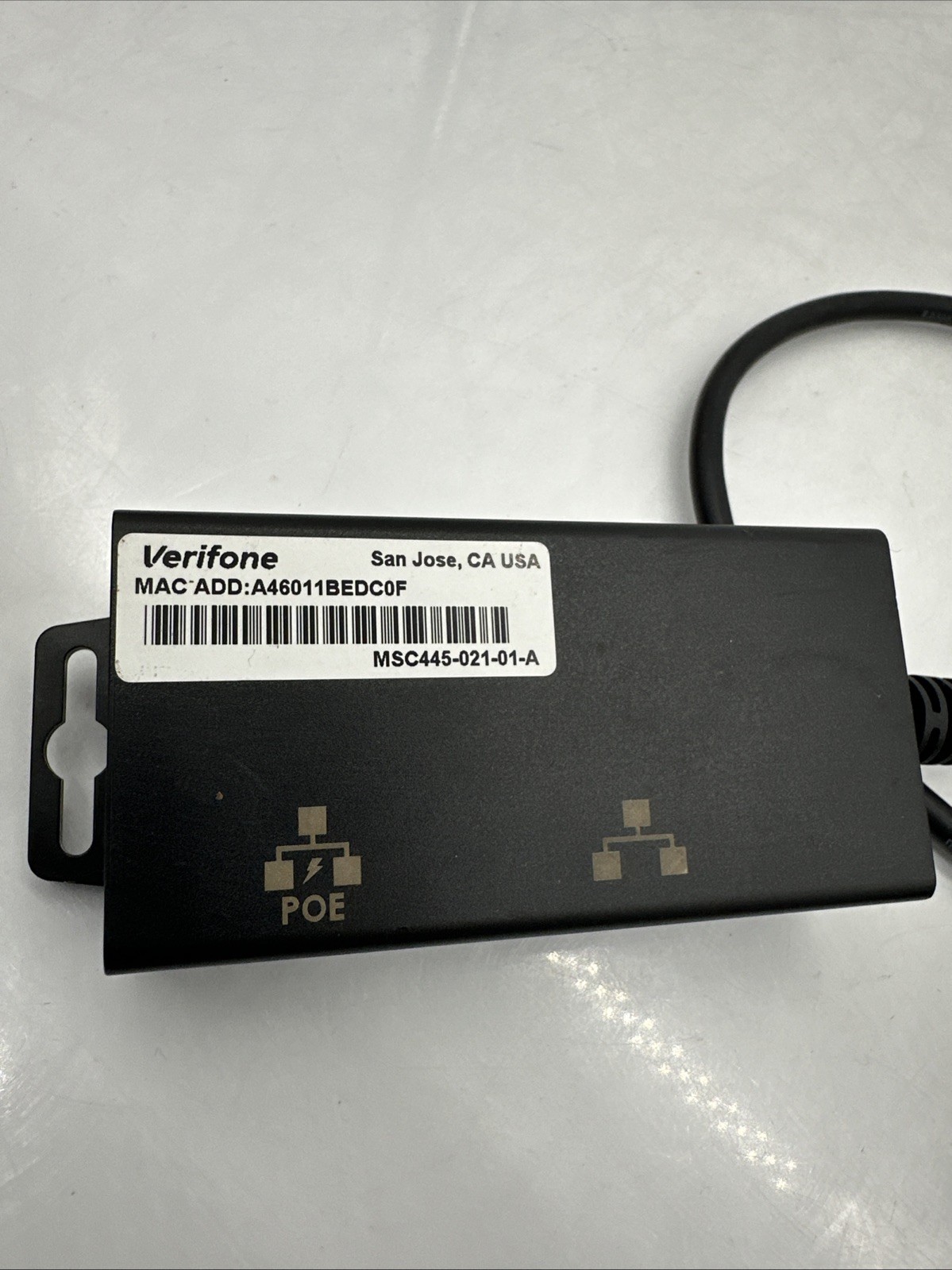 Verifone M400 WiFi/BT Credit Card Terminal Payment Reader w/ PoE Adapter