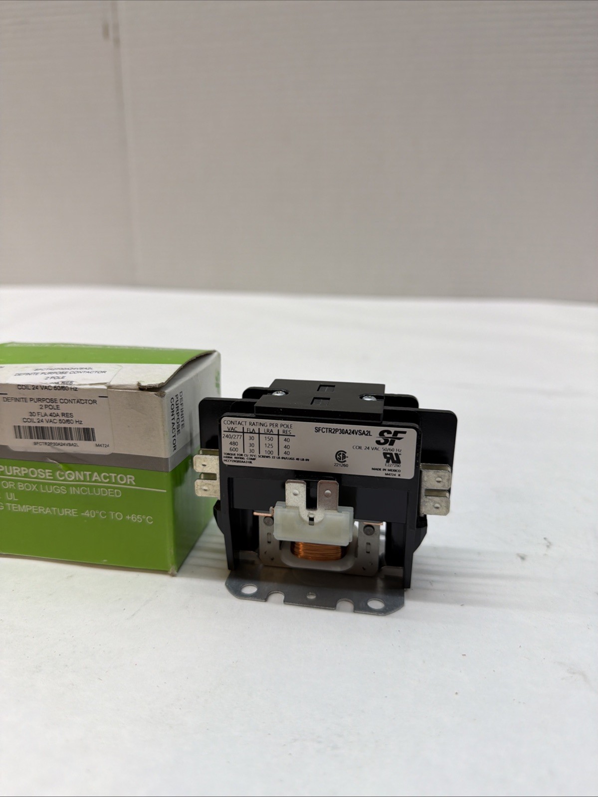 Trane SFCTR2P30A24VSA2L 24V 30A Contactor