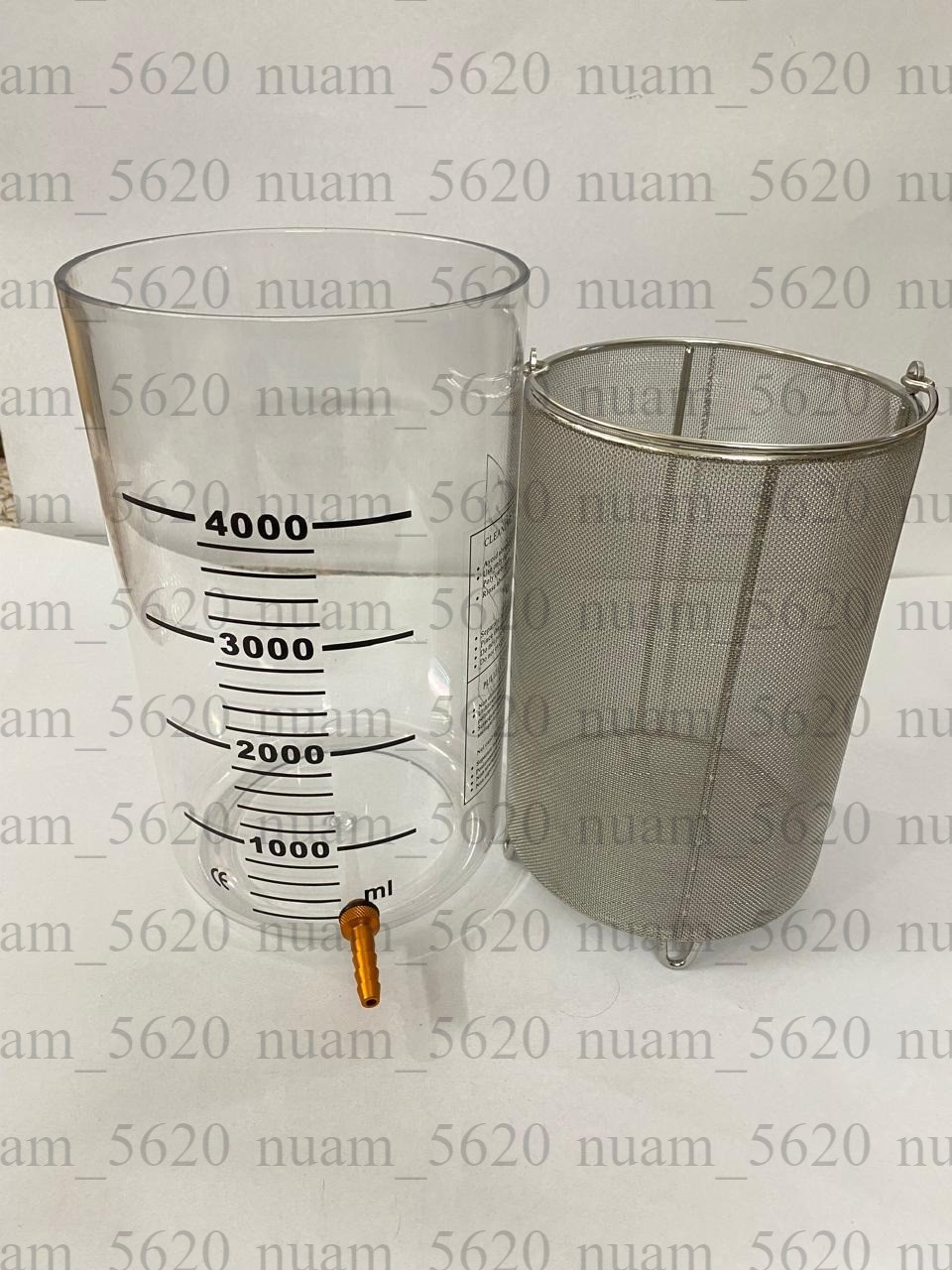 4000ml Fat Collection Reusable Canister With Steel Filter, Premium Quality