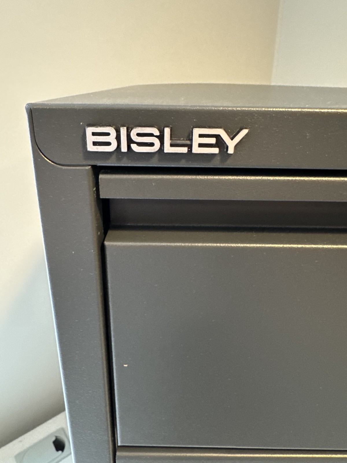 NEW! Bisley 3-Drawer Flush Front File Cabinet – Anthracite **REDUCED PRICE**