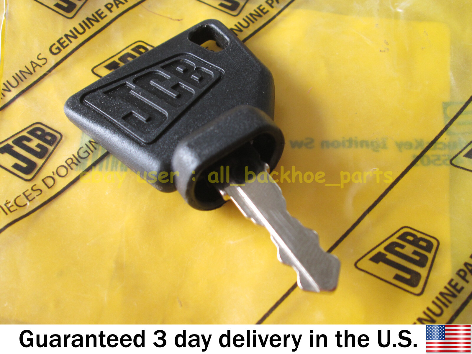 JCB BACKHOE- GENUINE JCB DIESEL FILLER CAP W. 2 KEYS (PART# 332/F4780 331/11403)