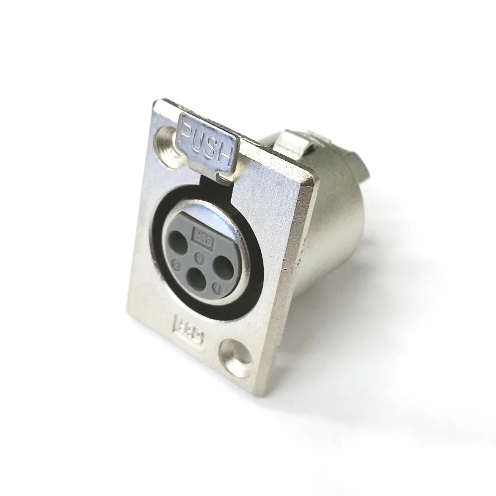 HA16PRK-3S, HRS Hirose 3 Pin XLR Female Panel Mount Jack Connector